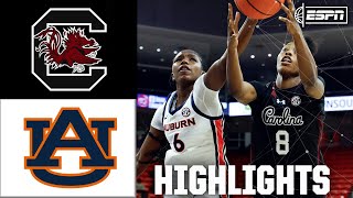 South Carolina Gamecocks vs. Auburn Tigers | Full Game Highlights | ESPN College Basketball