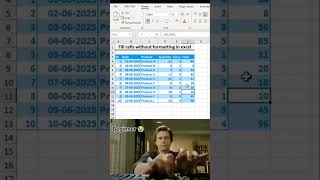 Excel Trick: Copy Without Formatting 😱 | Excel Beginners Mistake 😭 #excel #computereducation