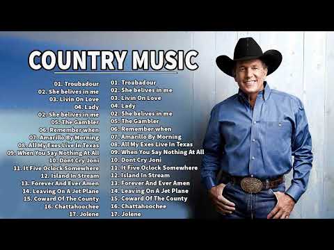 Alan Jackson, George Jones, Conway Twitty, Don Williams, Jim Reeves 🎙🎙 Greatest Hits Full Album💦💦