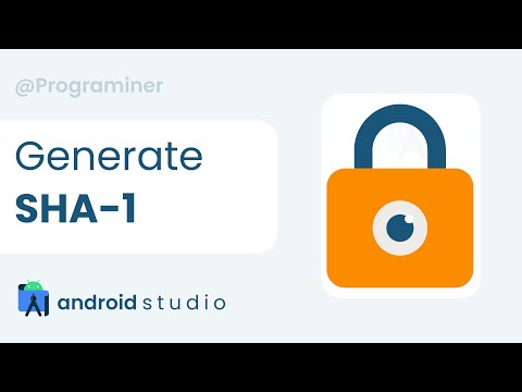 Generate SHA-1 and SHA-256 Key Android Studio