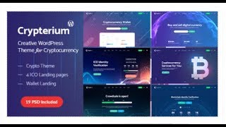 Crypterium - Crypto Currency And ICO Landing Page WordPress Theme | Themeforest Templates