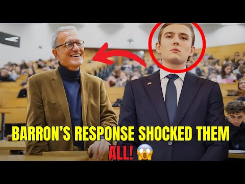 Atheist Professor MOCKS Barron Trump’s Faith – His Response Left The Room In Shock!
