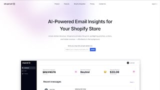 Shopmail - AI-Powered Email Insights for Your Shopify Store