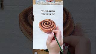 Trust the Process| cinnamon roll color theory🥧#watercolor #colortheory #cinnamoroll