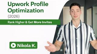 Upwork Profile Optimization (2026) | Rank Higher & Get More Invites | Nikola K | Done For You
