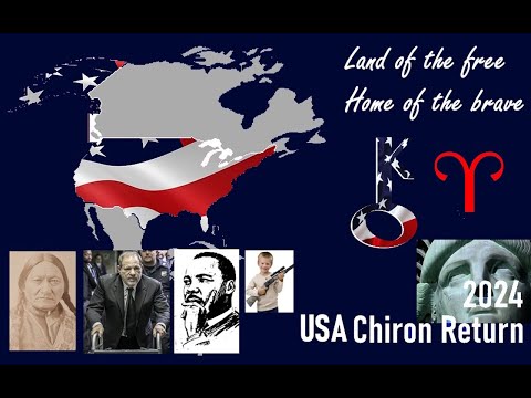 The USA CHIRON RETURN in ARIES (2018 - 2027)