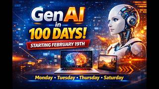 Generative AI in 100 Days| Step-by-Step Roadmap for Beginners 2026| Master Generative AI in 6 Months