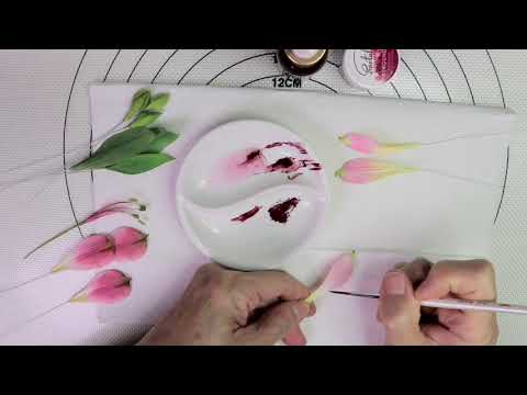 Alstroemeria sugar flower Part 3 ~ colouring & assembling