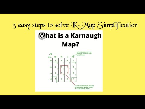 How to solve K-Map in 5 steps | Digital Electronics | தமிழில் | studying ECE easily