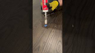 How To Fix a Hollow Spot in Floor #flooring#shorts