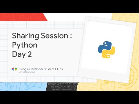 2022/01/14 - Sharing Session Python Day 2