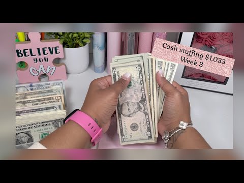 Mar 2025 | Week 3 | Cash Envelope Stuffing | #budgeting #cashstuffing #debtfreejourney