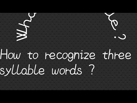 What is syllable ?