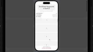 New api scrollview - playground IOS18 XCode16