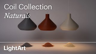 The Coil Collection - Upcycled Lighting Draws Color Inspiration From Nature
