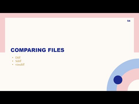 31 - Comparing files in Linux with diff,sdiff and vimdiff