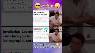 JavaScript betrayed me again 😭 #ArraySort