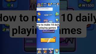How to Make 10 Daily Playing Games #makemoneyonline #howtomakemoneyonline #howtomakemoney #workfrom