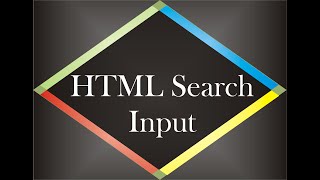 how to add search input to HTML code