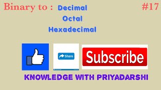 Binary to decimal octal and hexadecimal conversion in python
