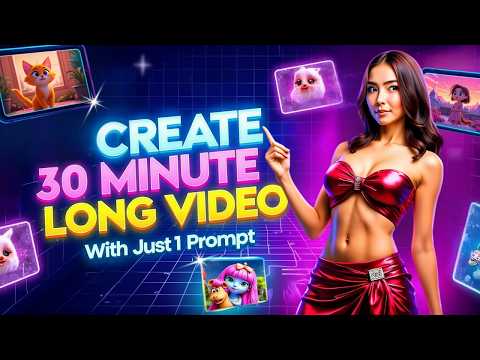 I Used This AI Tool to Make 30-Minute Videos from ONE Prompt! 🚀 | Best AI Video Generator