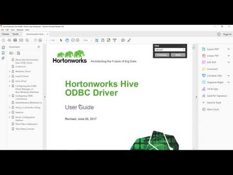 Connect Tableau to Hortonworks Hive (Details)