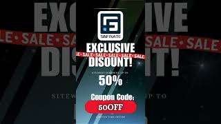 Sinfinate Sitewide Code! #WorkSmart #OfficeGoals #SinfinateStyle #50percentoff #shopnow #50off