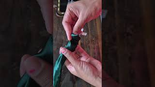 how to make scrunchies at home 🌸# #satinscrunchies#shortvideo  #scrunchiestyle#viral #viralahorts