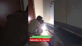 Welding process in workshop for project work #ititraining#itiexperiment#iticoursework#weldingmachine