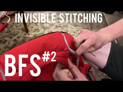How to fix a hole in a backpack w/ Invisible Stitching: BFS Episode 2