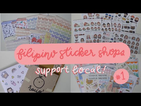 Local Sticker Shop Haul #1 📬  | Philippines 🇵🇭 #SupportLocal