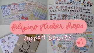 Local Sticker Shop Haul #1 📬  | Philippines 🇵🇭 #SupportLocal