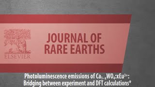 Photoluminescence emissions of Ca1−xWO4:xEu3+: Bridging between experiment and DFT calculations*