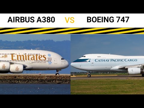 AIRBUS A380 VS BOEING 747 | WILL THERE BE AN A380 FRIGHTER?