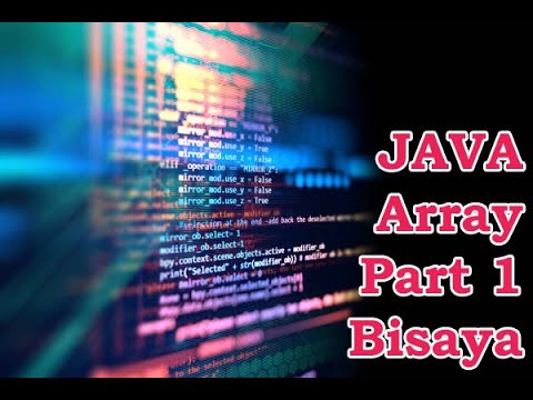 JAVA Array Part 1