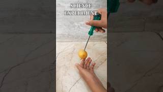 Science Experiment "INERTIA" #science #physics #shorts #ytshorts