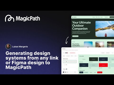 Create a Complete Design System from Figma in MagicPath in Seconds
