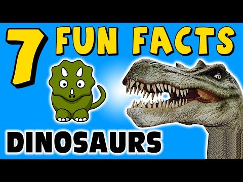 7 FUN FACTS ABOUT DINOSAURS! DINOSAUR FACTS FOR KIDS! Learning Colors! Raptor! T Rex! Sock Puppet!