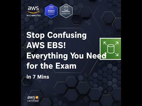 Stop Confusing AWS EBS! Everything You Need for the Exam in 7 Mins
