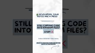 5 Best Free Note Takings Tools For Developers #developerlife #programmer #productivityhacks