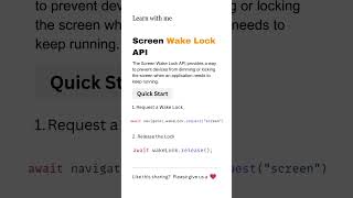 Empower Your Web Apps: Unleash the Navigator Wake Lock API for Ultimate Control!