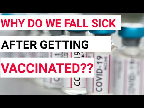 Why do we fall sick after getting vaccinated?
