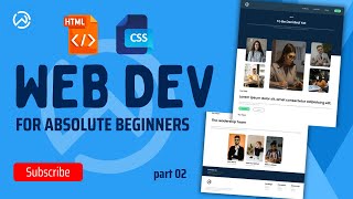 Learn How to Build a Simple Website with Just HTML and CSS | Beginner Guide Part 02