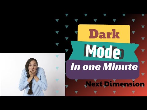 Make Your Website in Darkmode in One minute|Next Dimension|Bangla |2020| JavaScript