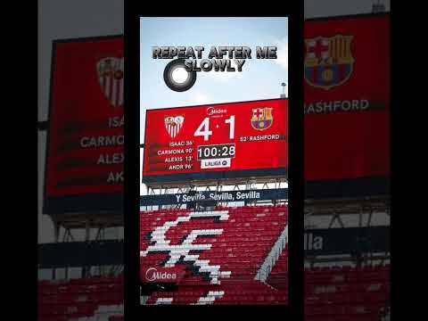 How Barcelona travelled to Sevilla just 4:1 Reason