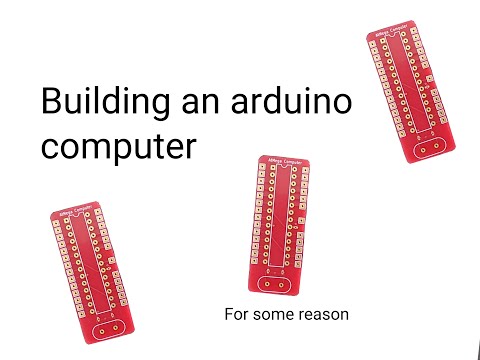 Making an arduino computer from scratch. Part 1 - the electronics