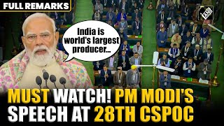 Must Watch PM Modi's speech at 28th CSPOC! Highlights India's historic achievements