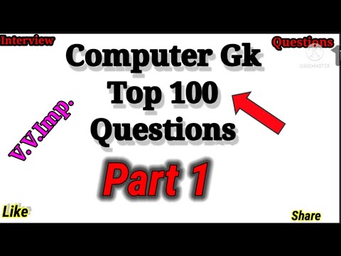 Computer Top 100 Questions | Part 1| Computer gk | railway | bank | current affairs || #computer