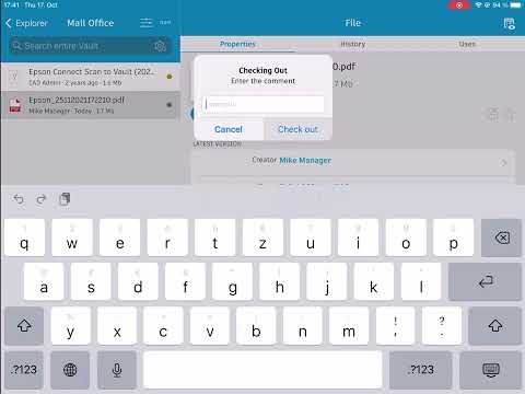 Autodesk Vault Mobile - Editing Office Files