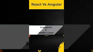 Angular vs. React: A side-by-side comparison#coding #angulartraining